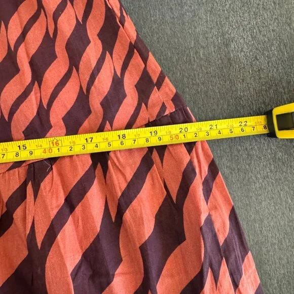 NWT Anthropologie Du Paradis Print Maxi Dress 3/4 Sleeves Smocked Waist, Size XS - Picture 5 of 7